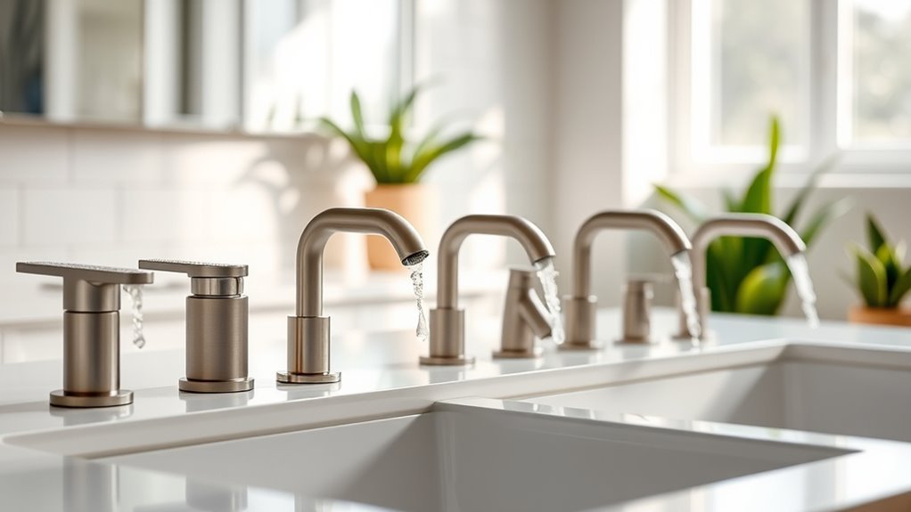 water efficient bathroom faucets