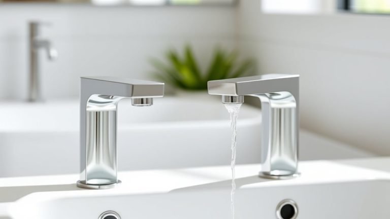 water saving compact toilet faucets