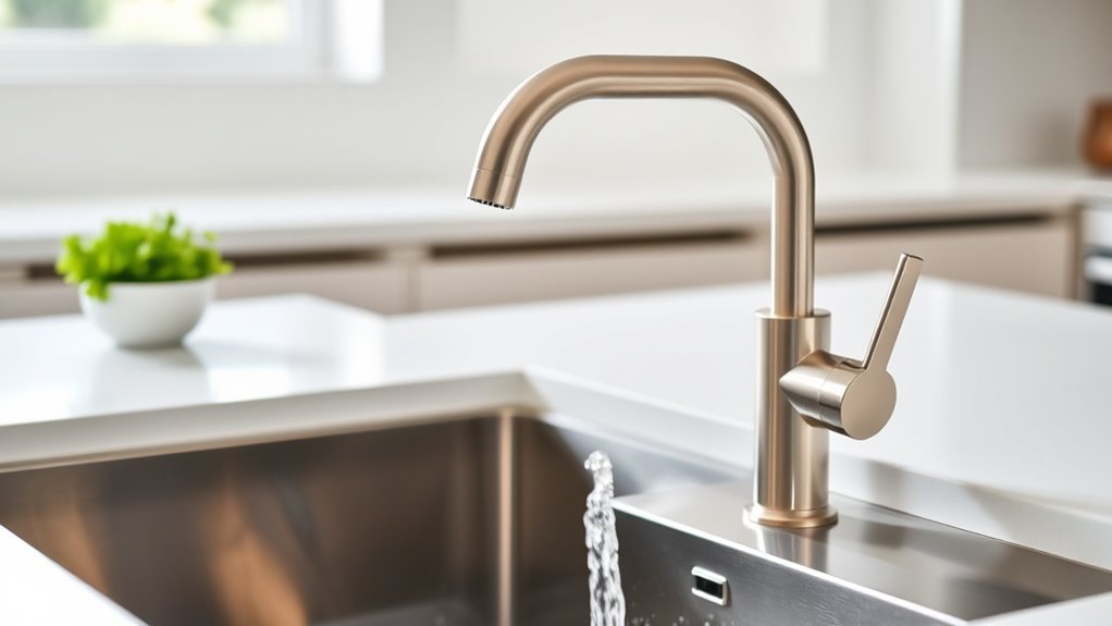 water saving kitchen faucets