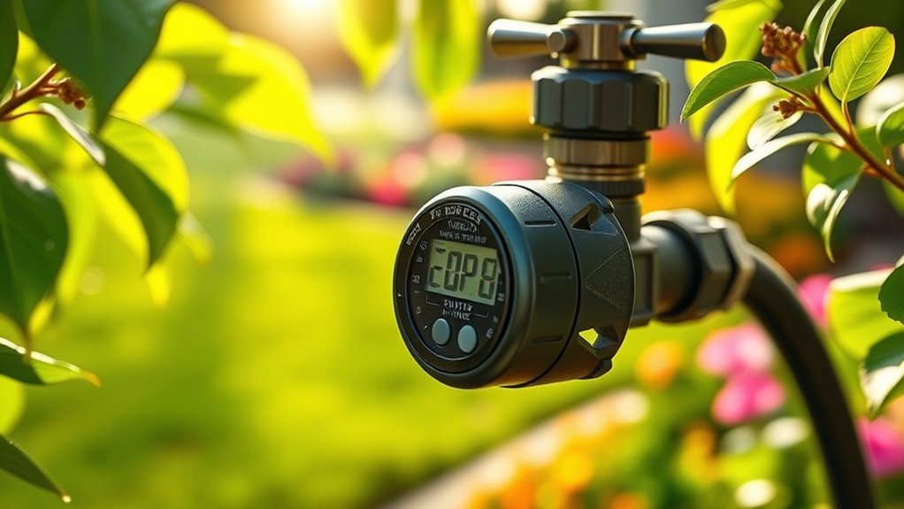 water saving outdoor faucet timers
