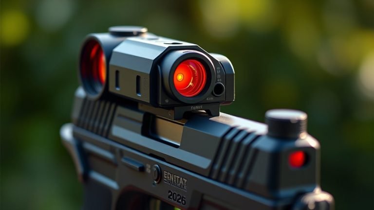 top competition pistol red dot