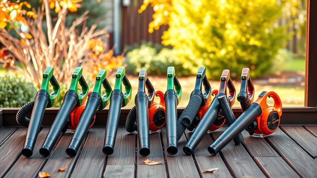 top electric leaf vacuum mulchers
