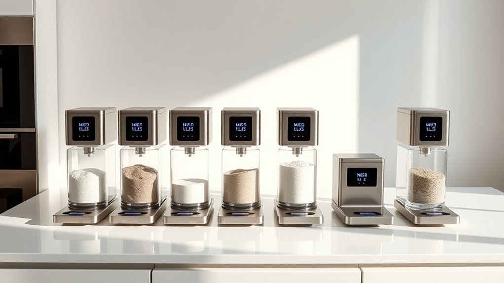 top powder dispenser scales