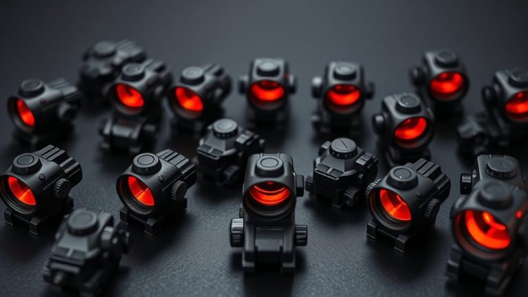 top prism red dot sights