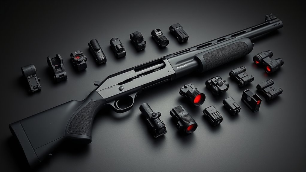 top mossberg 590 red dots