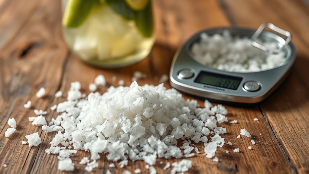 accurate kosher salt measurement