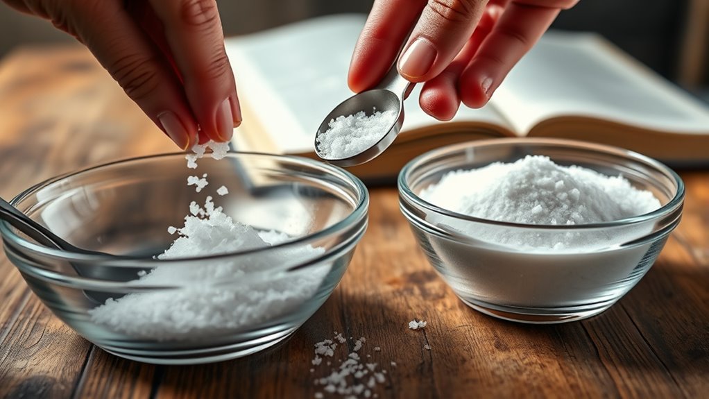 adjust salt measurements accurately