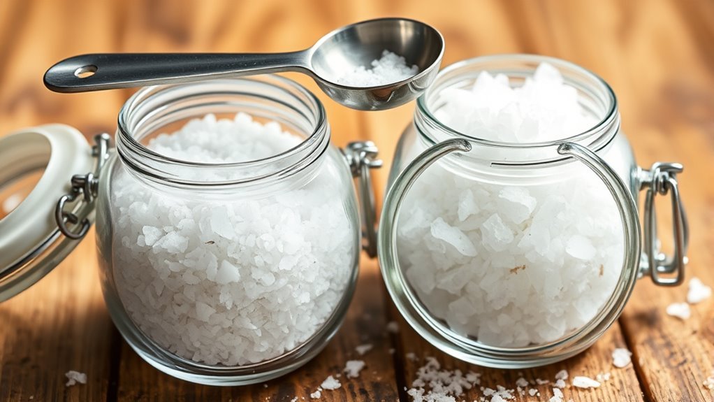 adjust salt volume precisely