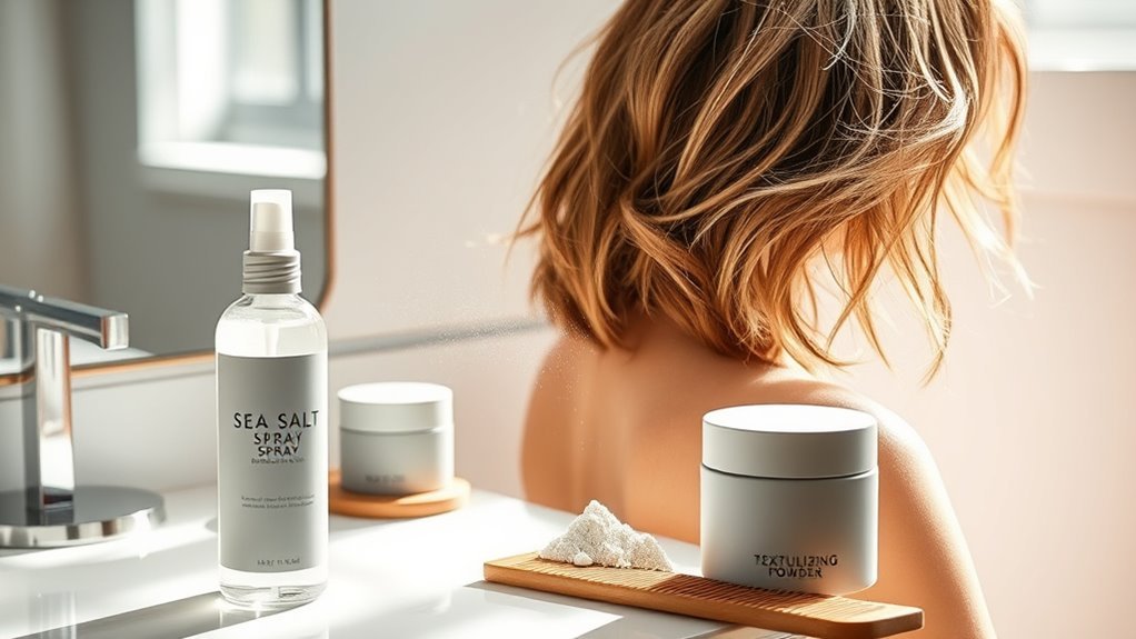 beachy volumized effortless hair
