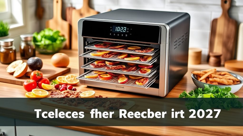 choose dehydrator capacity temperature airflow