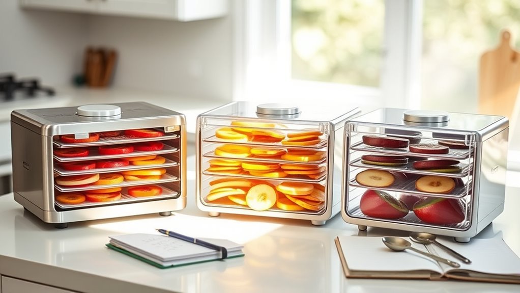 choose efficient easy clean dehydrator