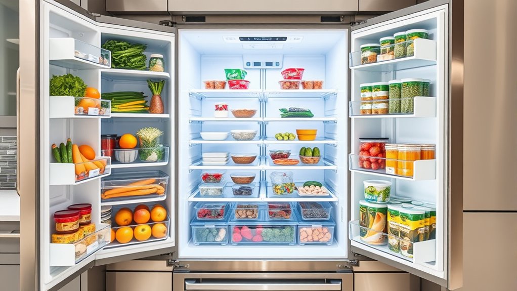 choose efficient organized refrigerator