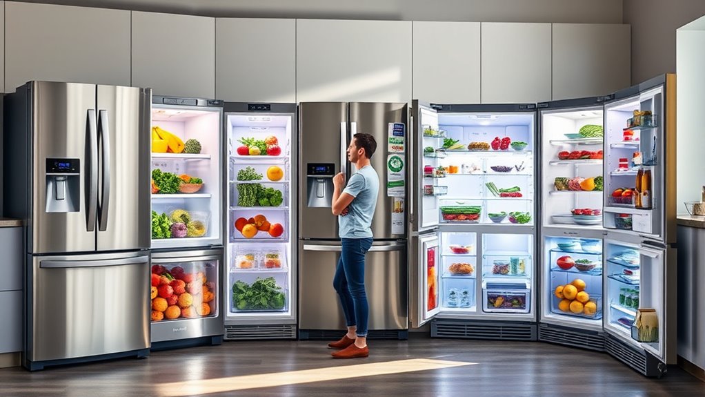 choose energy efficient stylish refrigerator