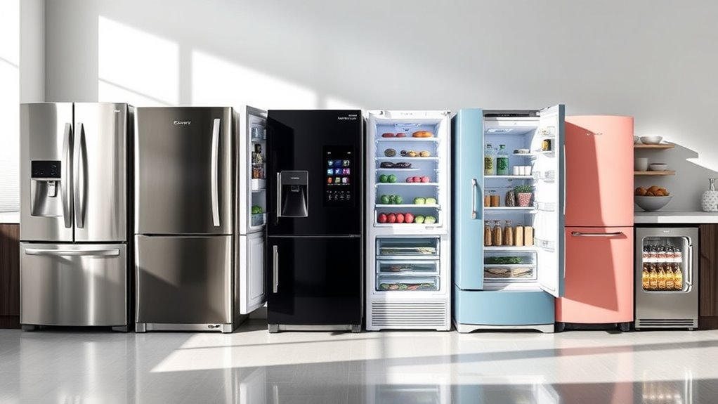 choose fridge based on size