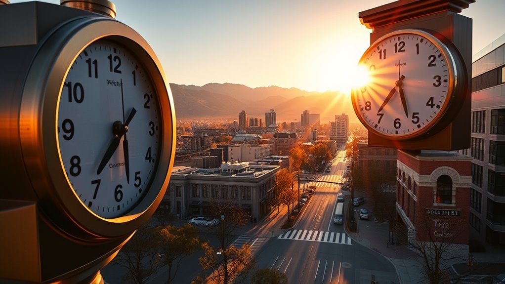 clock changes for daylight saving