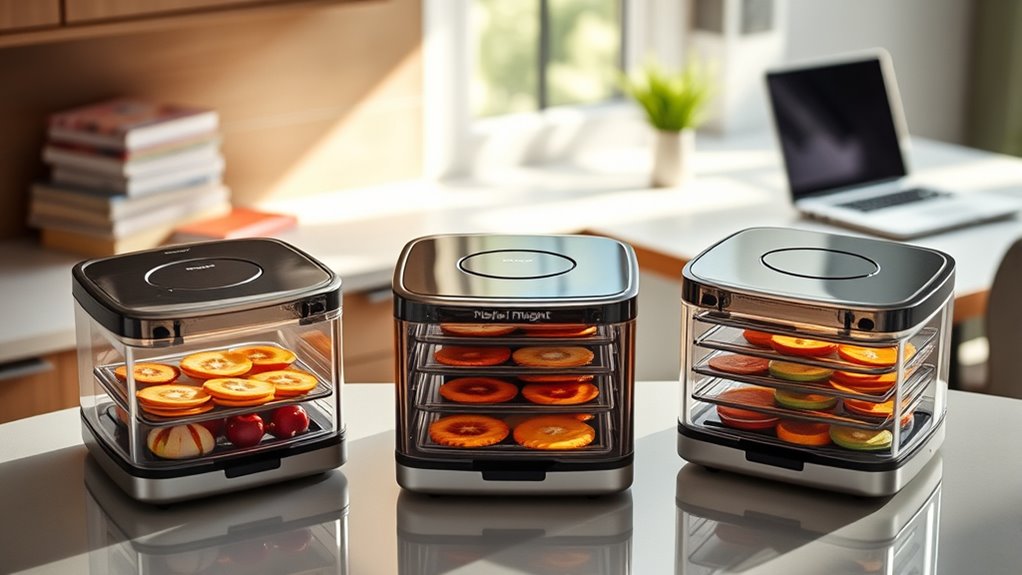compact efficient adjustable dehydrator