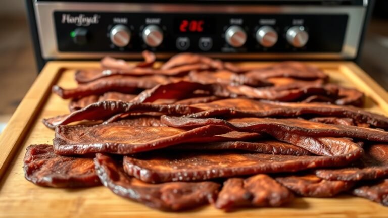 deer jerky dehydration temperatures