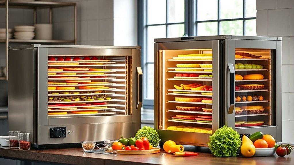 dehydrator capacity and features