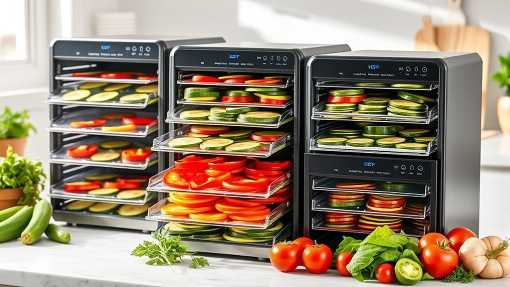 dehydrator capacity efficiency noise