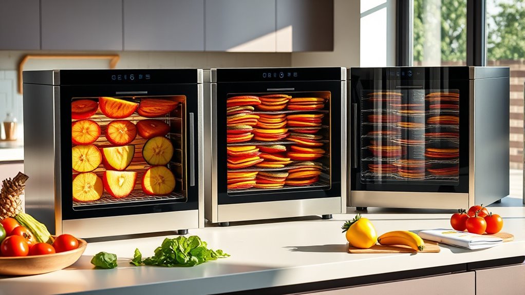 dehydrator capacity features noise