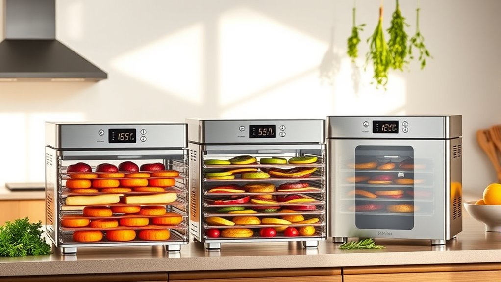 dehydrator capacity safety features