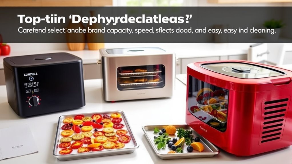 dehydrator features and capacity