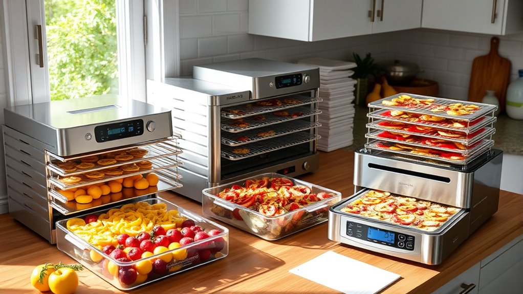 dehydrator features and capacity