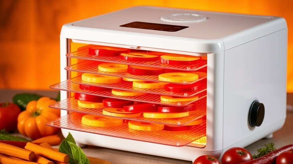dehydrator features and capacity