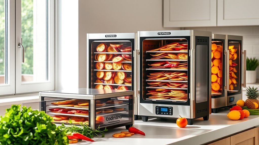 dehydrator features and capacity