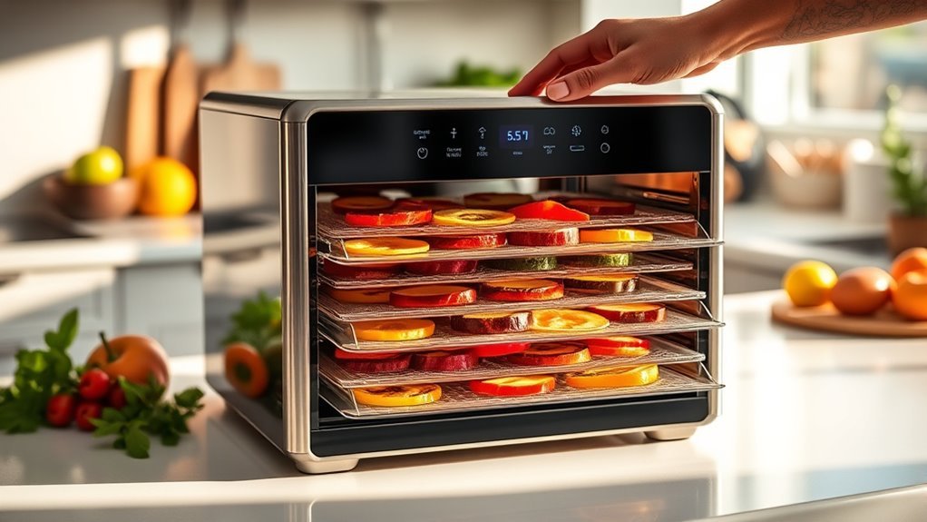 dehydrator features and maintenance