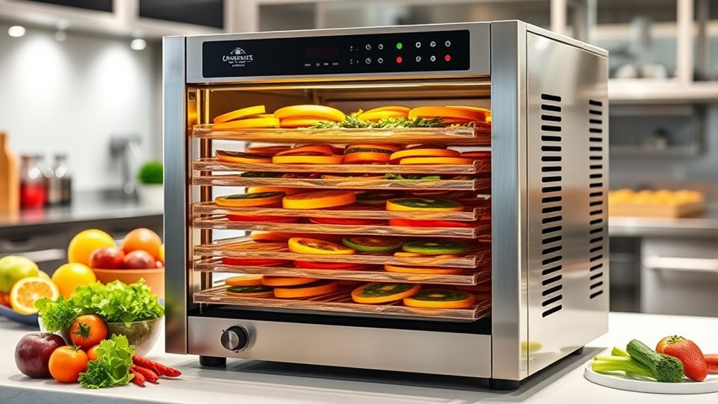 dehydrator features and options