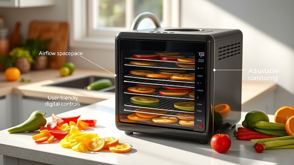 dehydrator features and safety