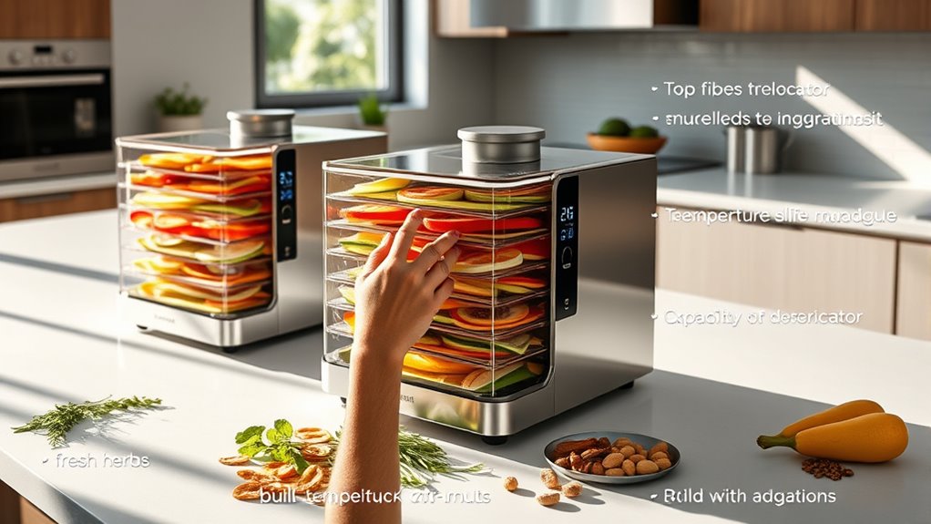 dehydrator features and specifications