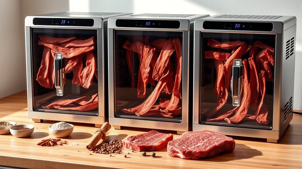 dehydrator features for beef