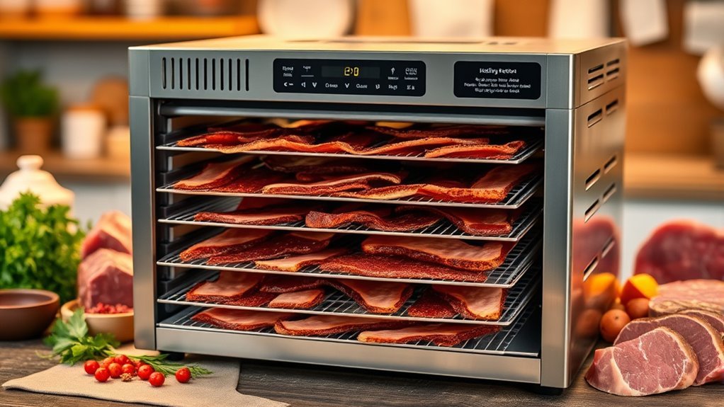 dehydrator features for consistency