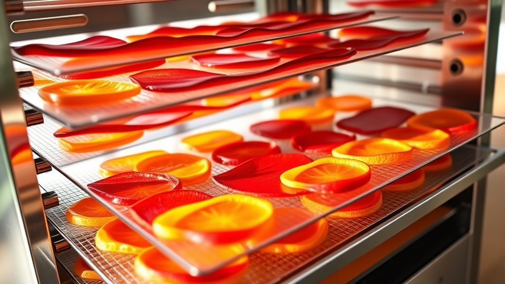 dehydrator features for fruit