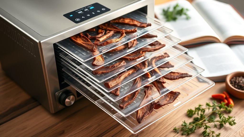 dehydrator features for jerky