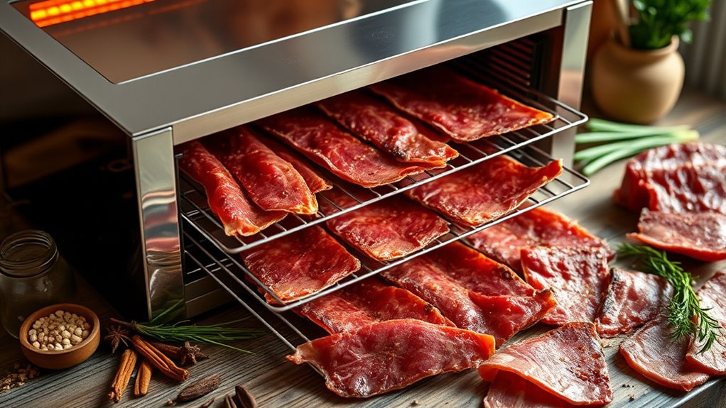 dehydrator features for jerky