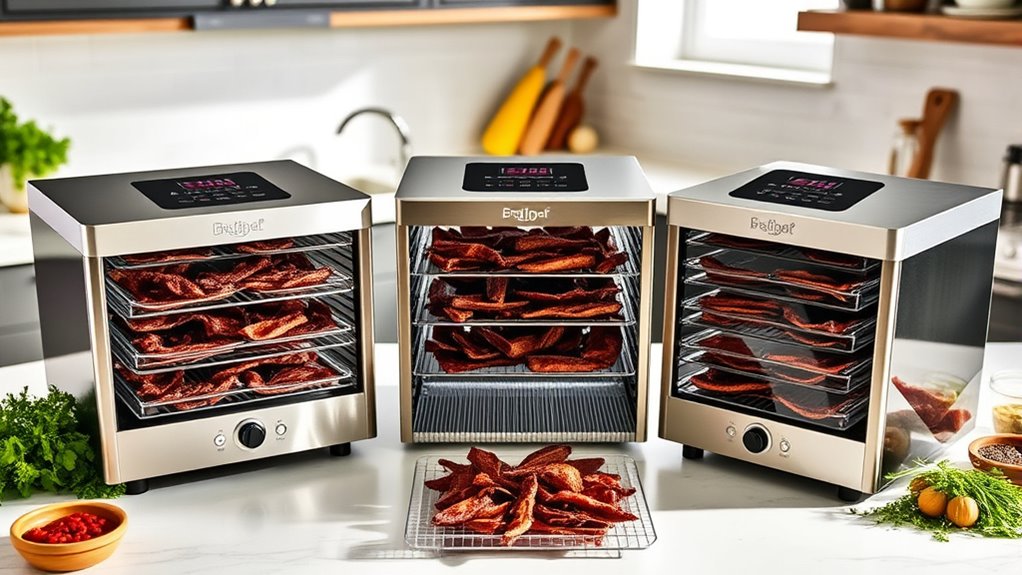 dehydrator features for jerky