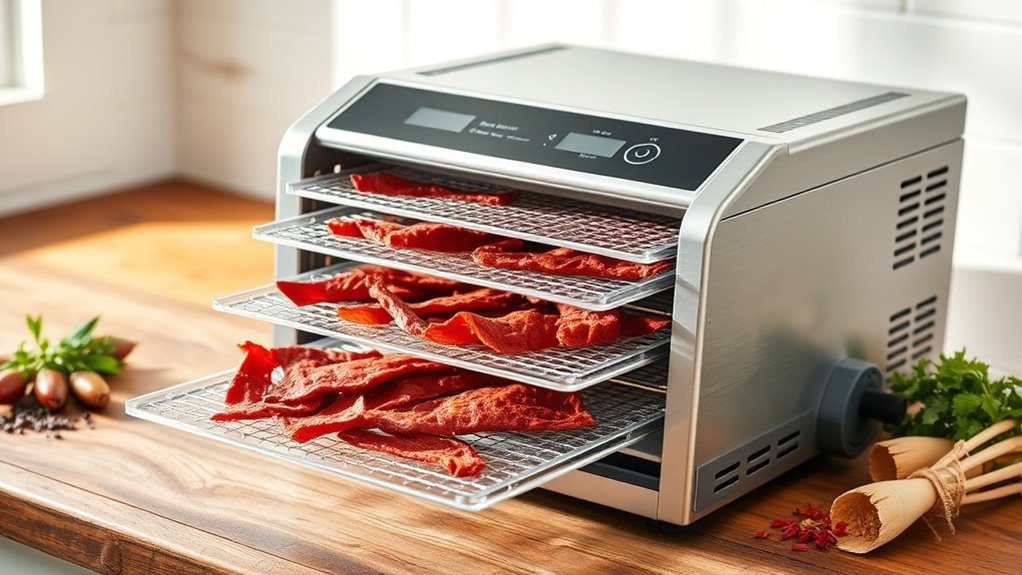 dehydrator features for jerky