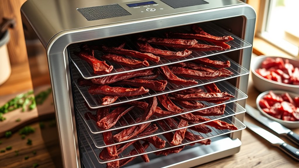 dehydrator features for jerky