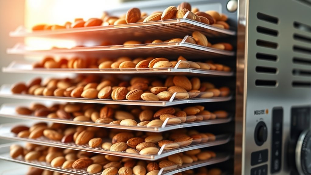dehydrator features for nuts