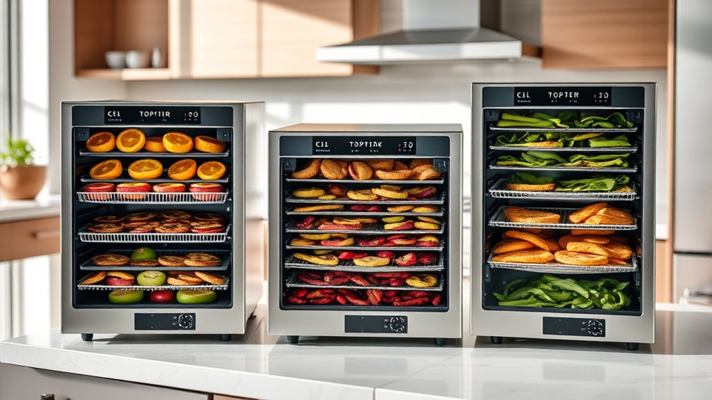 dehydrator power and features