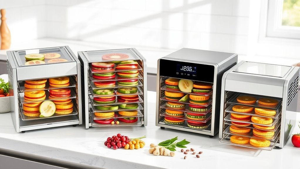 dehydrator speed capacity noise
