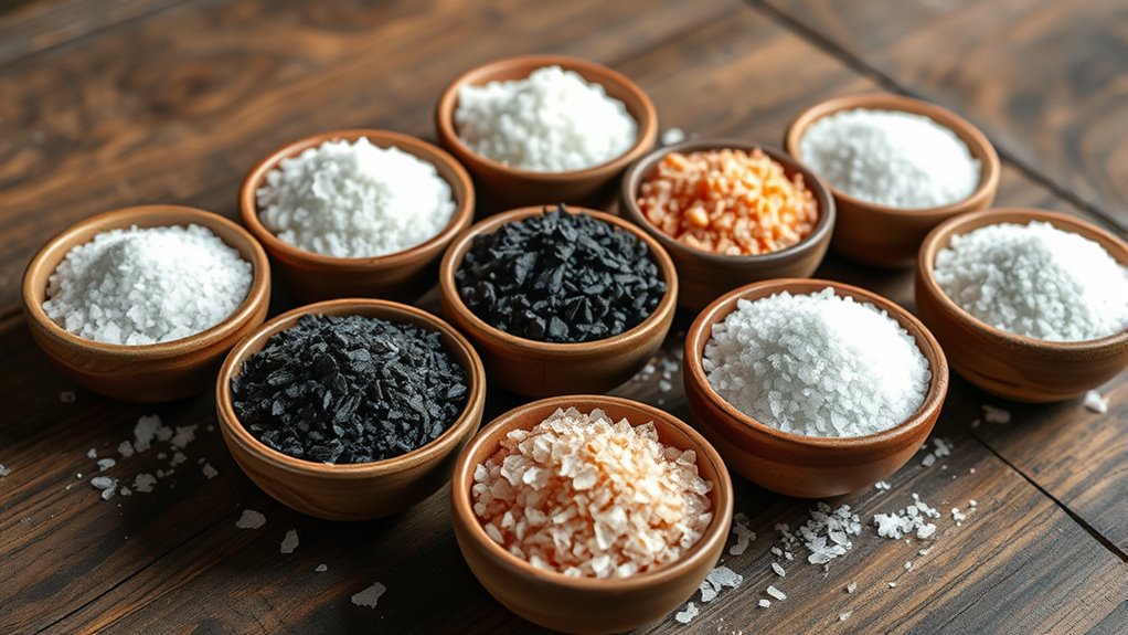different salts for cooking