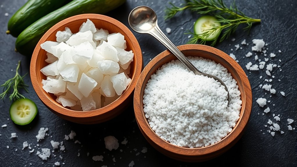 different types of salt