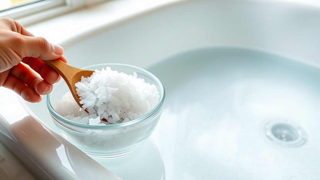 epsom salt soothe skin