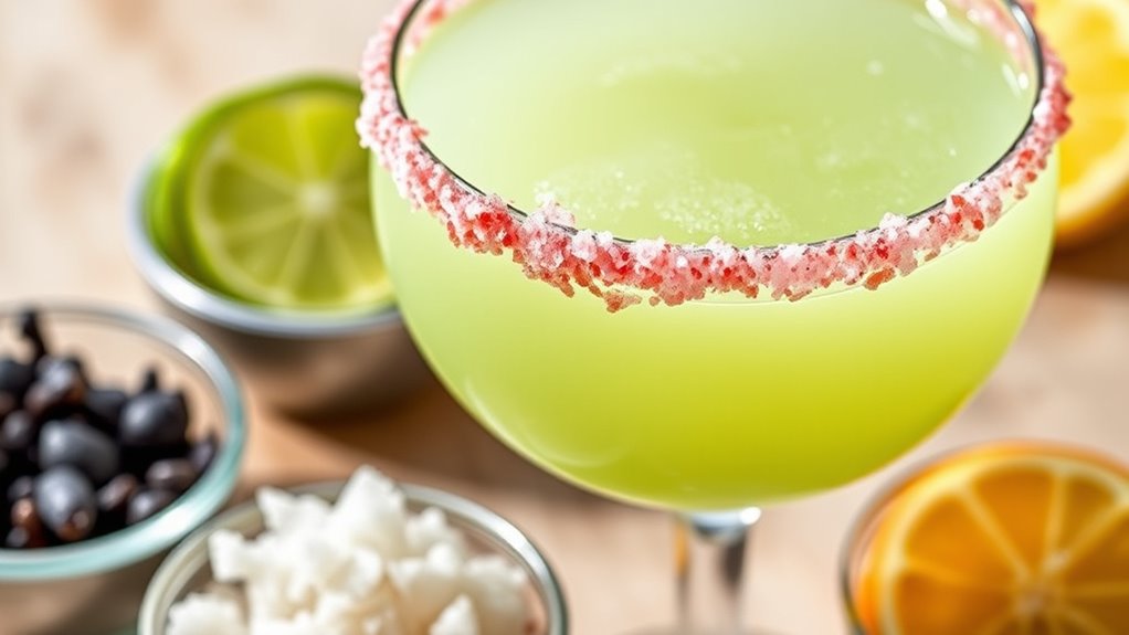 flavorful colorful margarita enhancements