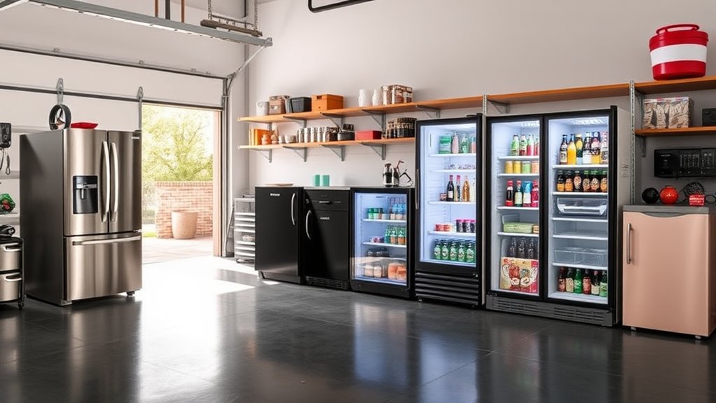 garage fridge selection tips