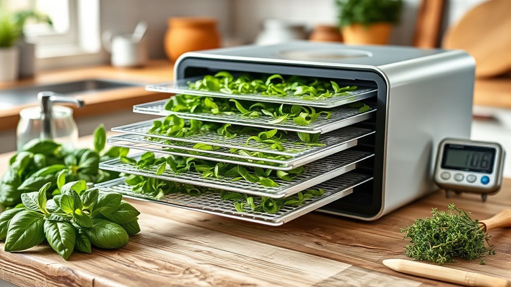 herb drying safety features